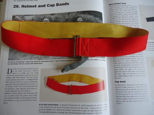 1932 Pattern Manoeuvre Band for the Steel Helmet