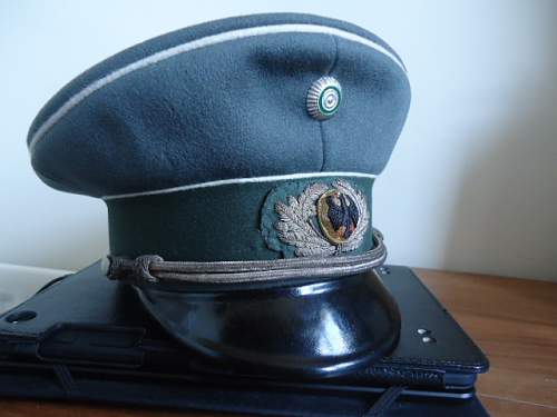 Infantry Officer Service Cap (Saxon Regt 10 or 11) circa 1930