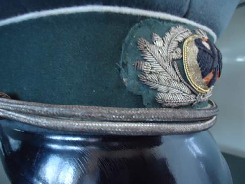 Infantry Officer Service Cap (Saxon Regt 10 or 11) circa 1930