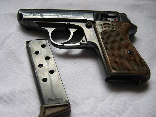 Newly acquired 1935 Walther PPK (RZM stamped) with (named) 1942 Otto Sindel holster