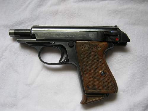 Newly acquired 1935 Walther PPK (RZM stamped) with (named) 1942 Otto Sindel holster