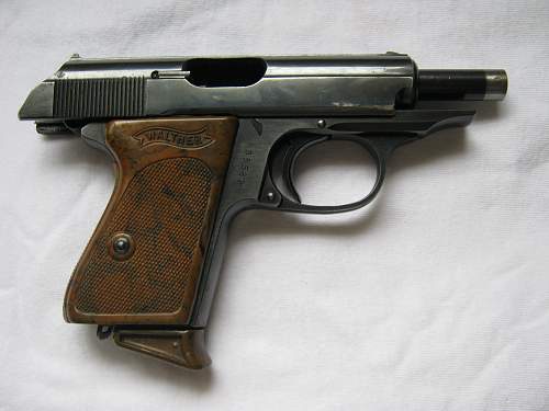 Newly acquired 1935 Walther PPK (RZM stamped) with (named) 1942 Otto Sindel holster