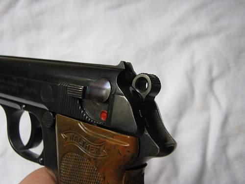 Newly acquired 1935 Walther PPK (RZM stamped) with (named) 1942 Otto Sindel holster