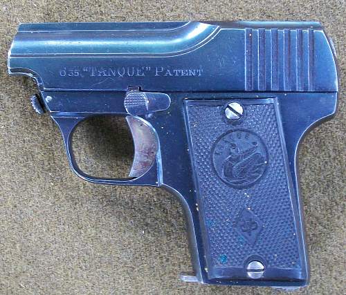 Spanish 6.35mm 'TANQUE' Pistol