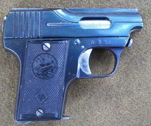 Spanish 6.35mm 'TANQUE' Pistol
