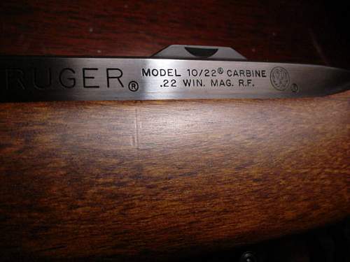 Scarce Ruger 10/22 magnum carbine,who knew?
