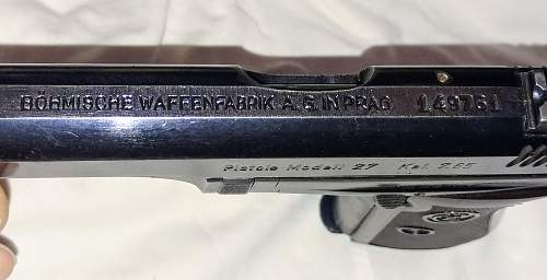 CZ27 &quot;k&quot; marked