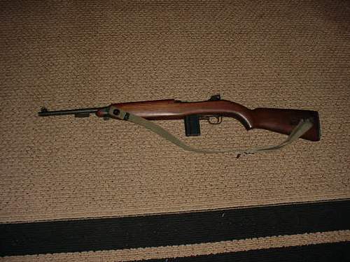 Late M1 carbine with ww2 ammo gunshop find