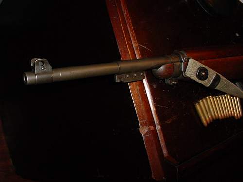 Late M1 carbine with ww2 ammo gunshop find