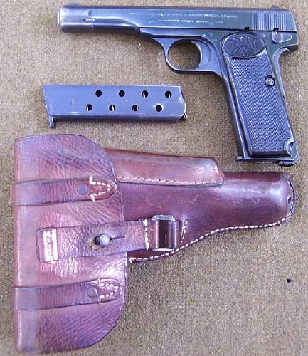 FN Browning 1922 pistol made under German occupation