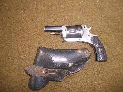 Belgian Folding Trigger Revolver