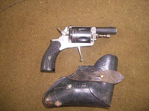 Belgian Folding Trigger Revolver