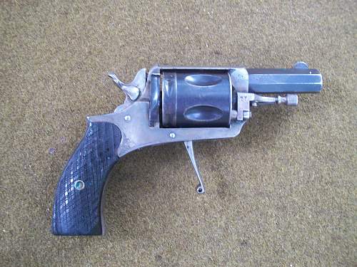 Belgian Folding Trigger Revolver
