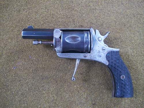 Belgian Folding Trigger Revolver