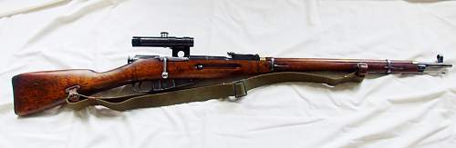 Mosin Nagant PU scoped rifle