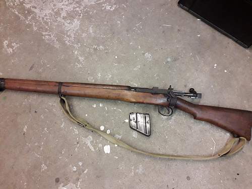 My SMLE No. 4 Mk. I, need help identifying buttstock find