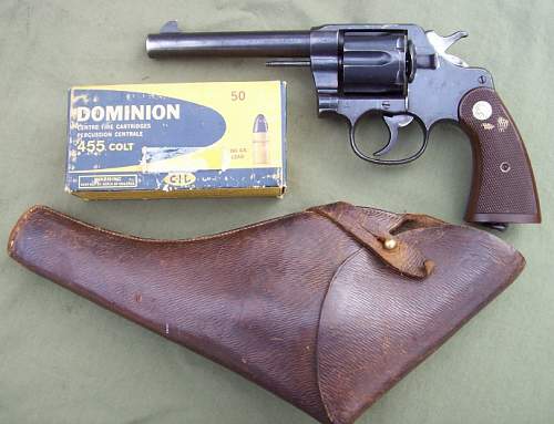 WWI Colt 'New Service' in British Use