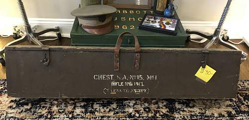 Chest, S.A. No 15, MK1 - Lee Enfield No 4, Mk. 1 Sniper Rifle Transit Chest