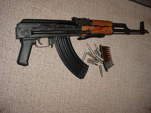 AK 47 find,underfolder,shoots great.