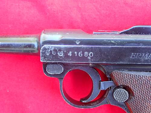 Erma Werke LA-22 pistol with box