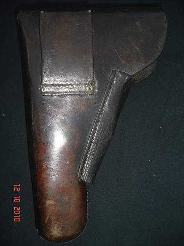 German Marked Browning Pistol and Holster