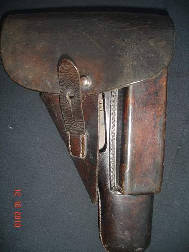 German Marked Browning Pistol and Holster