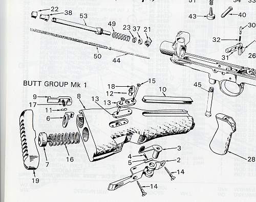 Bren buttstock removal