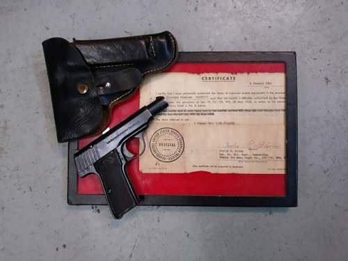 100th Division vet Walther Model 4 bring back