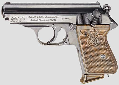 German Railroad Police Sauer M13 pistol