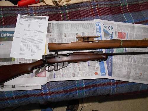 Aussie SMLE sporter retro fully wooded project