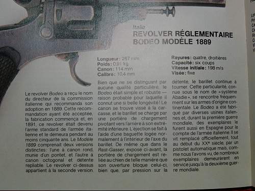 Italian 'BODEO' Revolver with a very unique history