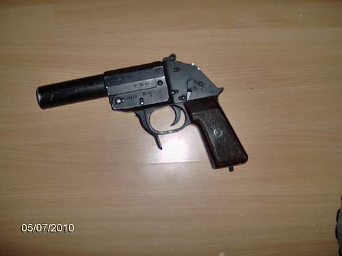 Old german flare gun