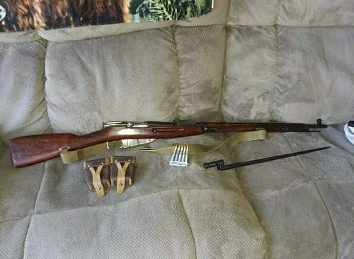 My M91/30 Russian Mosin Nagant dated 1942