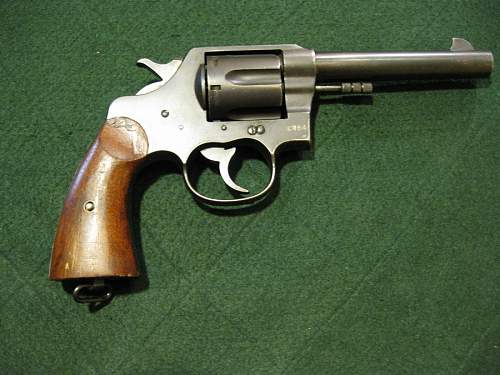British Contract Colt New Service .455 Webley WWI Revolver/AEF service