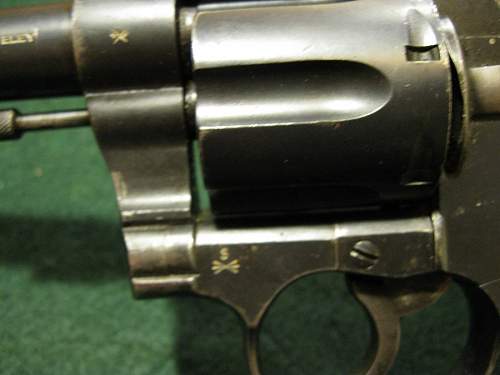 British Contract Colt New Service .455 Webley WWI Revolver/AEF service