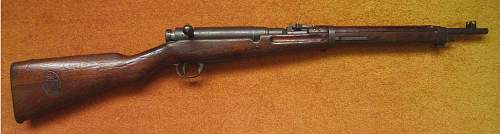 Arisaka Type 38 carbine butt marking