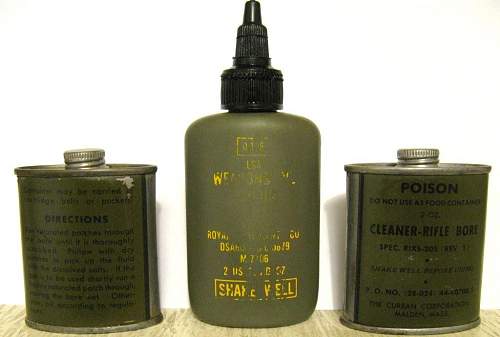 gun solvents and oils...