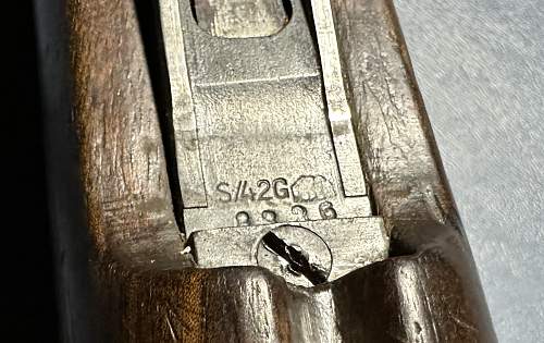 Spanish Mauser with S42/G rear sight base