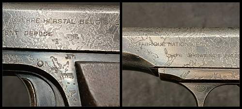 WW2 German Marked Browning Pistol