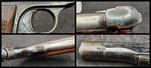 WW2 German Marked Browning Pistol
