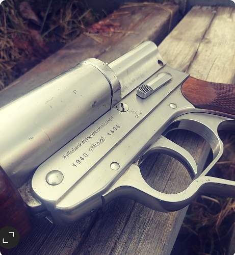 Walther 1940 Double Barrel Stainless Steel Flare Pisto
