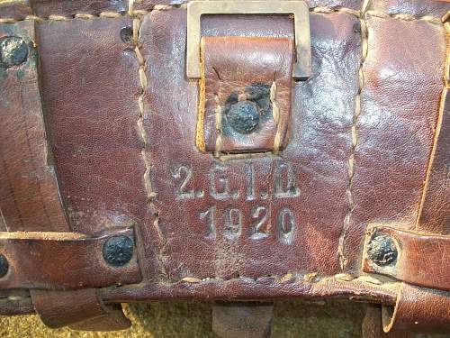Interesting Ammo Pouch for Mauser Rifle