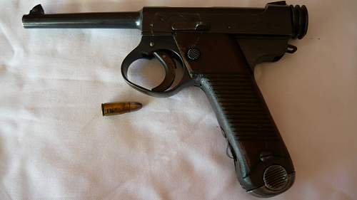 Taisho T14 'Nambu' Auto pistol in 8mm