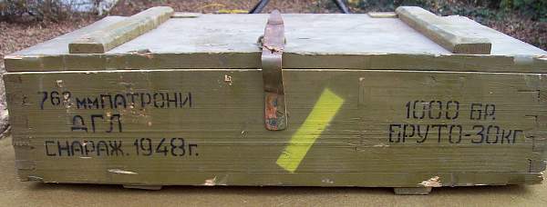 USSR Wooden Ammo Crate 1948