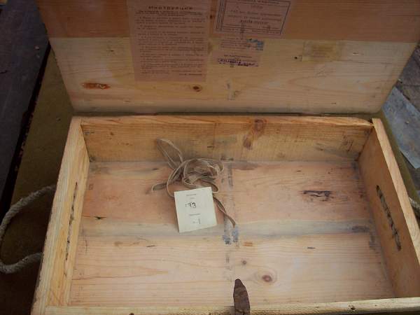 USSR Wooden Ammo Crate 1948