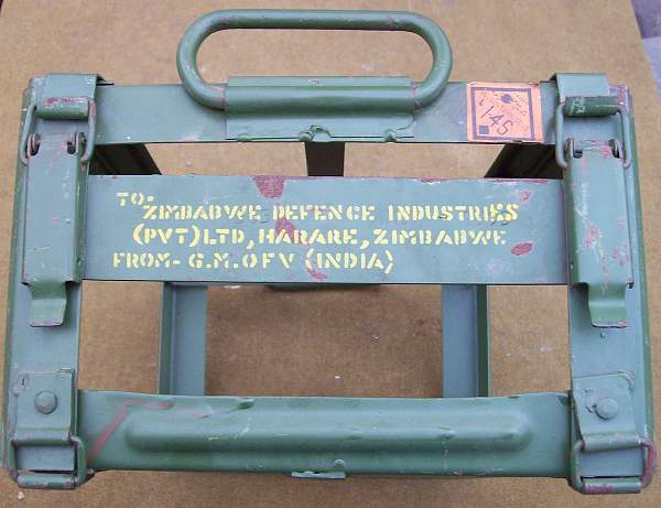 Interesting Metal ammo Box carrier