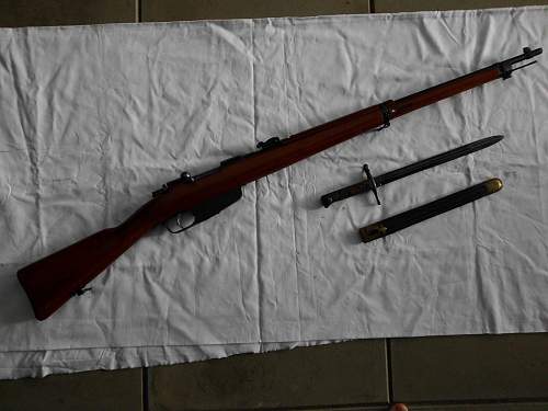 M1891/41 Carcano Long Rifle &amp; Bayonet