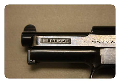 KM Marked Mauser Pistol