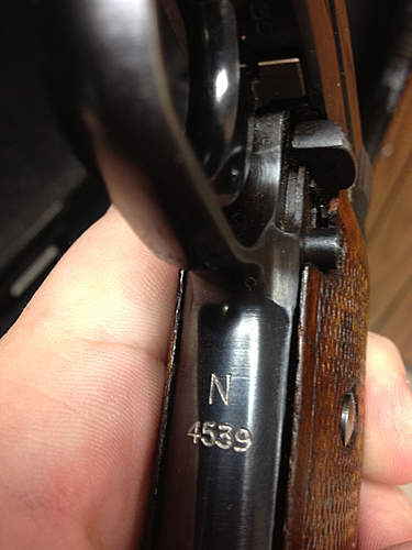 KM Marked Mauser Pistol