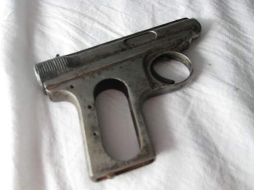 J.P Sauer &amp; Sohn, suhl Cal. 6.35 pistol found.